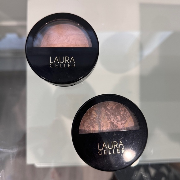 Laura Geller Baked Balance Glow Foundation and Brightener Golden Medium 2pc - Picture 1 of 3